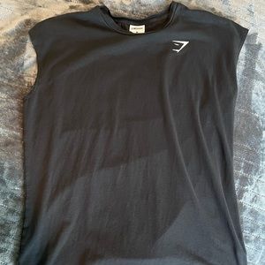 Black Gymshark Cutoff